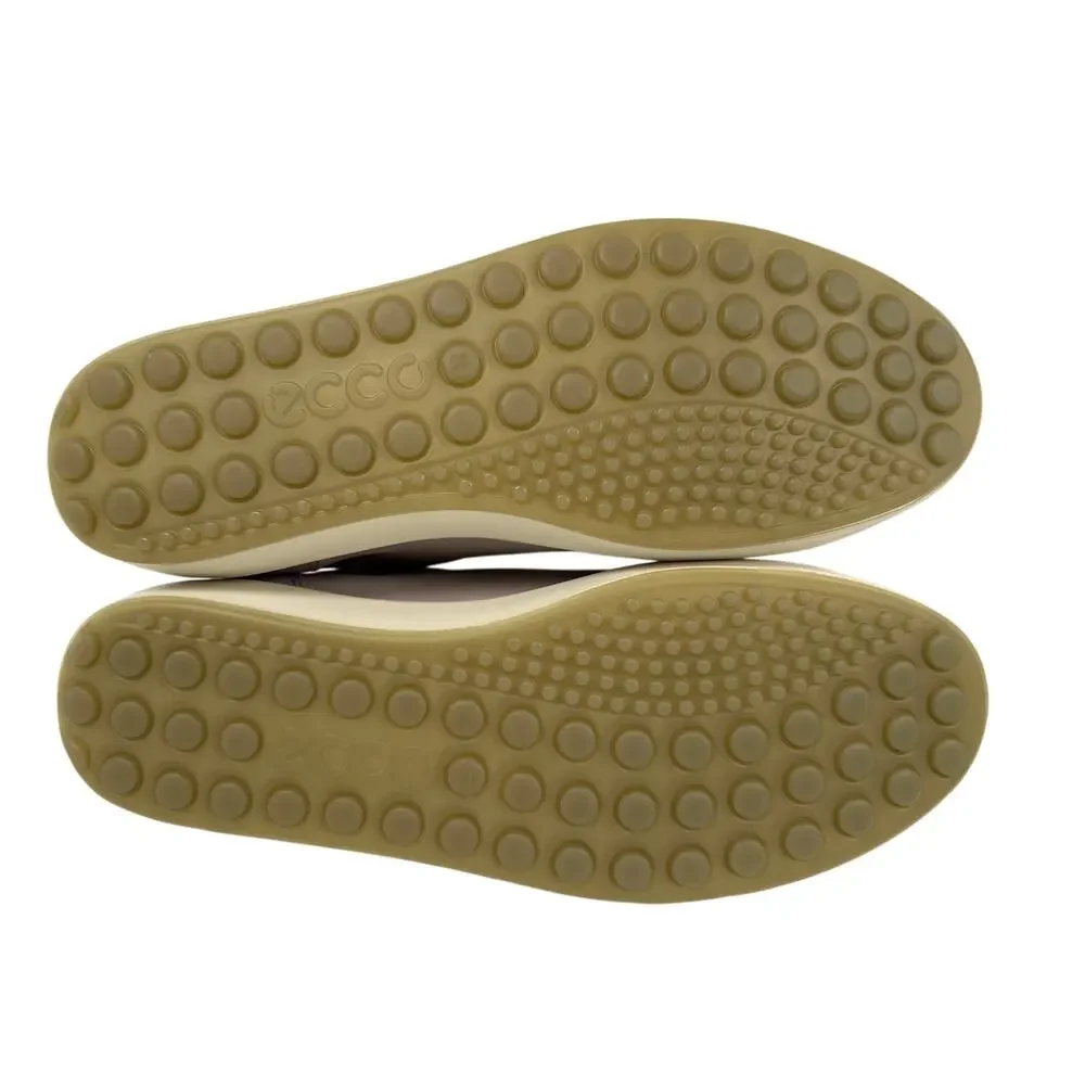 Ecco Soft 7 Casual Sneaker Womens‎ 7 7.5 EU 38 Nubuck Leather Grey Rose Flat